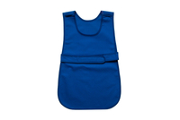  Apron fastened at the front - blue waterproof