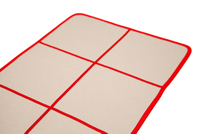 Sprachkartenmatte - zwei Reihen à 5 Quadrate