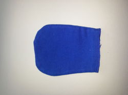 Apron fastened at the front (2-3 years) in a set with 12 gloves - different colors - blue