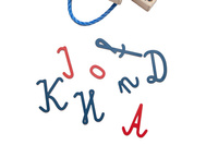 Movable Alphabet – Cursive Letters – lowercase and UPPERCASE, 268 letters