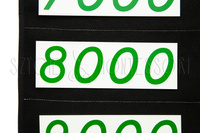 Mat for large math cards - black