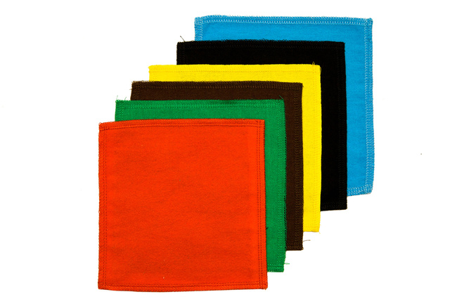 Poliertuch – verschiedene Farben – grün