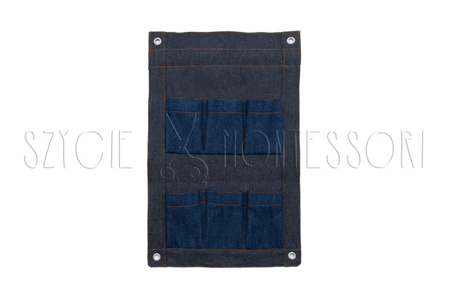 Cell phone storage mat - 6 pockets - without applications - PROTOTYPE