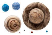  Planets of the solar system - felted