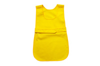 Apron fastened at the front - yellow - waterproof