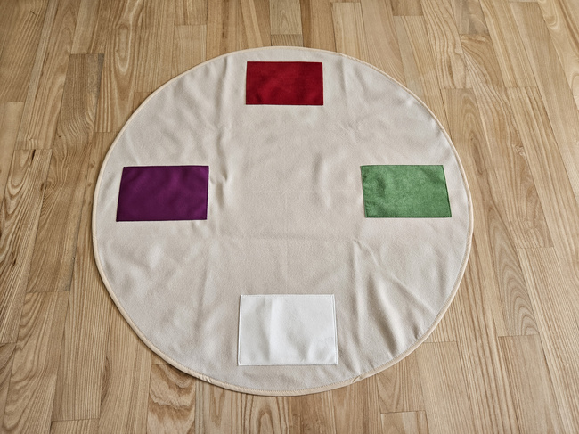 Lernmatte für liturgische Farben