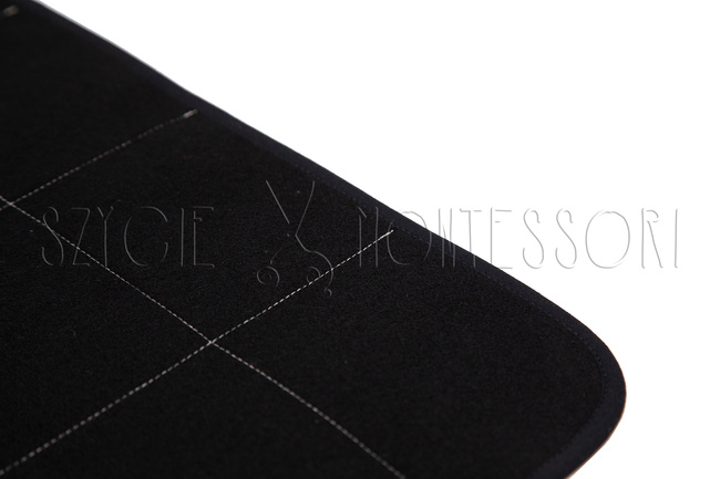 Mat for large math cards - black