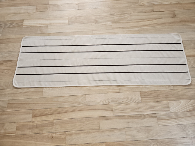 Mat with 3 lines for sentence construction and exercises in word placement - notebook line arrangement