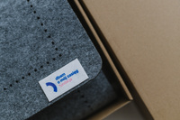 Filzwandteppich zum Selbstnähen – Handy-Organizer (6 Taschen + Dekoelemente)