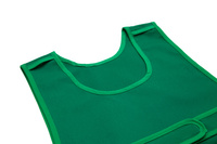 Vorne zu schließende Schürze - grün