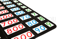 Mat for large math cards - black