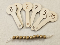 Complements to 10 – Double-Sided Math Lollipops