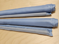 Blaue Tanzbänder (2er-Set) – 50 cm x 250 cm