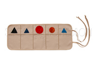 Dywanik gramatyczny - części mowy - krótki - z przyszytymi symbolami gramatycznymi