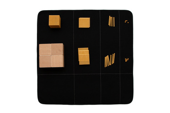 Math mat for calculations - black