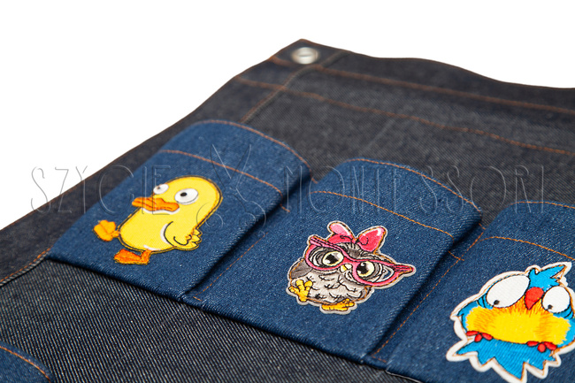 Cell phone storage mat - 6 pockets - with applications - PROTOTYPE