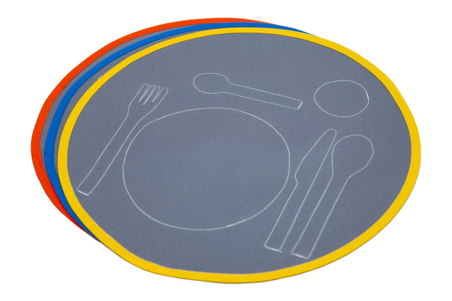 Round placemat for meals