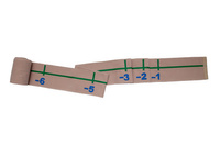   2-digit numerical axis (from -20 to +20) sewn-on numbers