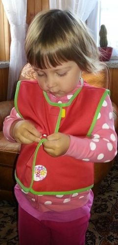 Button-Learning Jacket