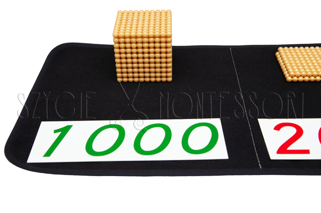 Small math mat - black