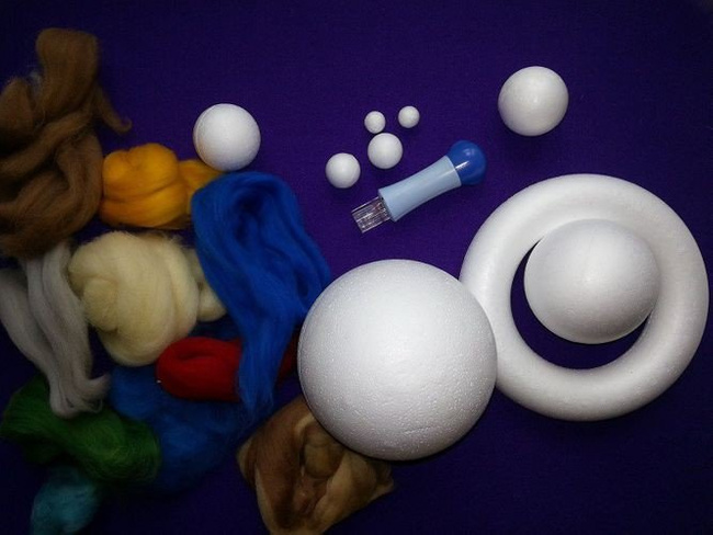 Solar system - felting set