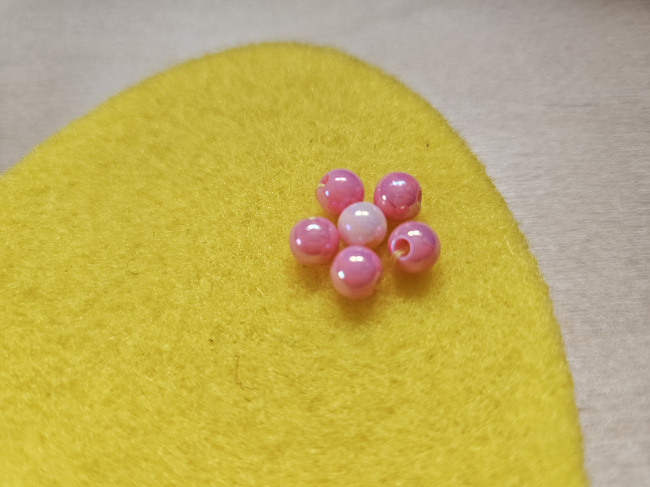 felt eggs 10 cm - set of 6 pieces