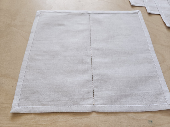 Meal Napkins – White Cotton – Set of 6