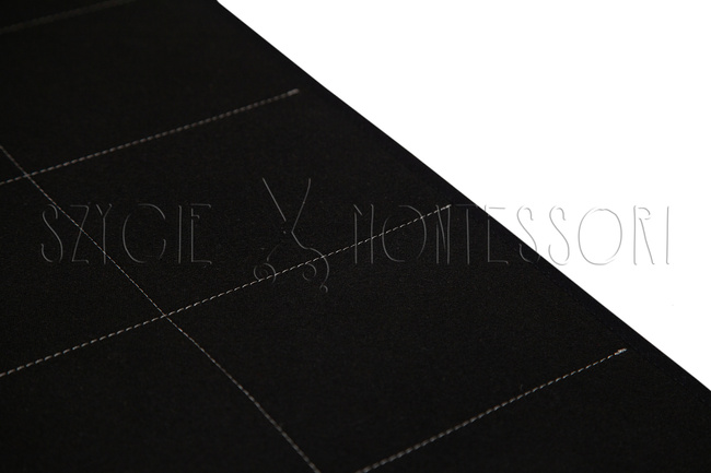 Mat for large math cards and quantities - black
