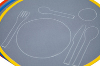 Round placemat for meals