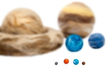 Planets of the solar system - felted