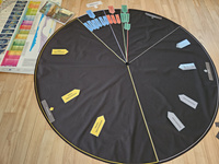 Zegar er - okrągła mata 140cm