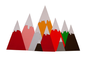 Crown of the Earth - the highest mountain peaks on Earth (with snow)