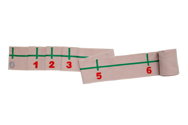   2-digit numerical axis (from -20 to +20) sewn-on numbers