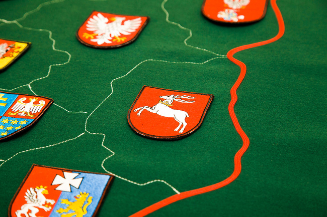 Mapa Polski - podział administracyjny - województwa DUŻA
