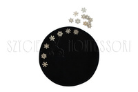 schwarze Basis zum Erstellen von Mandalas 45 cm