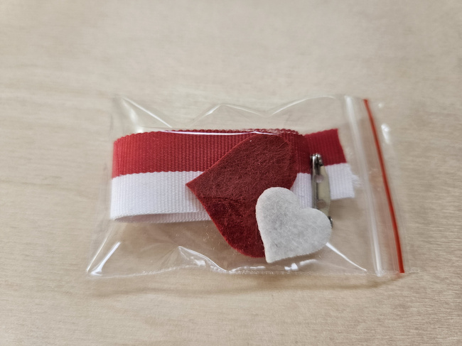 Przypinka patriotyczna - zestaw do szycia