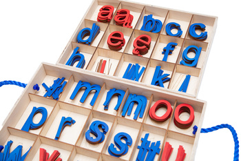 Bewegliches Alphabet – gedruckte Kleinbuchstaben (210 Stück)