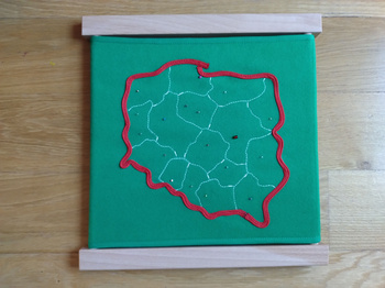 Nature frame - Poland - administrative divisions