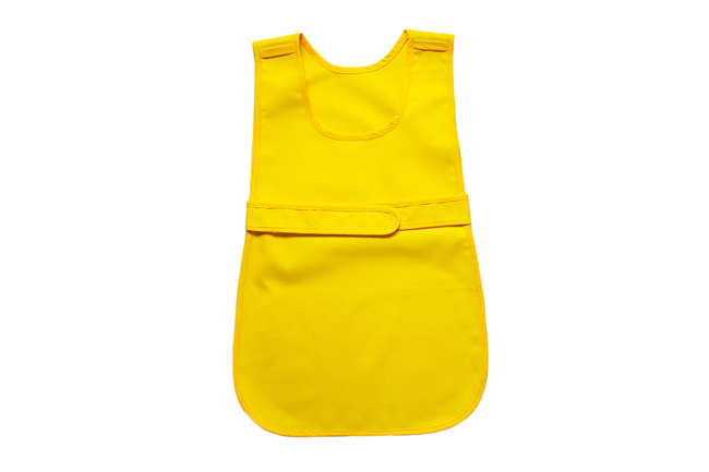 Apron fastened at the front - yellow - waterproof