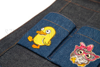 Cell phone storage mat - 6 pockets - with applications - PROTOTYPE