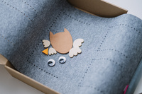 Felt Wall Hanging – DIY Mobile Phone Organizer (6 pockets + decorative elements)