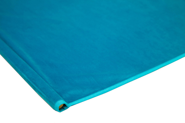 Small carpet for work on the floor - blue