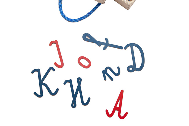 Movable Alphabet – Cursive Letters – lowercase and UPPERCASE, 268 letters