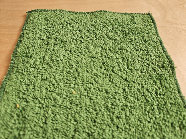 Polishing cloth - different colors - green