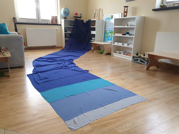 Schichten der Erdatmosphäre - Matte 1m x 7m