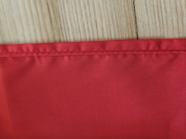 pasy w barwach narodowych biało - czerwone do układu tanecznego  50cm x 250cm