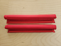 Rote Tanzbänder (2er-Set) – 50 cm x 250 cm