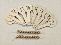 Complements to 20 – Double-Sided Math Lollipops