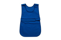  Apron fastened at the front - blue waterproof