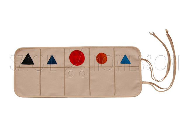 Dywanik gramatyczny - części mowy - krótki - z przyszytymi symbolami gramatycznymi